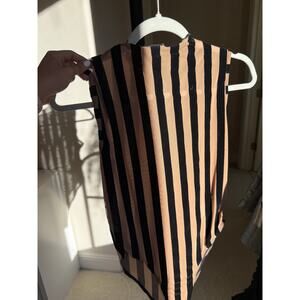 Striped body suit